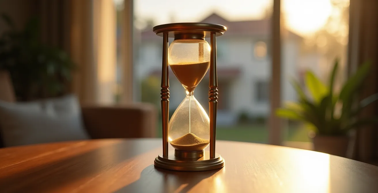 Timeline showing five year period for Medicaid asset protection trust establishment