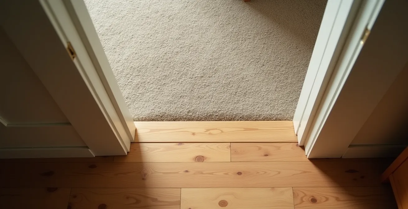 Overhead view of small apartment showing wheelchair navigation paths and clearance measurements